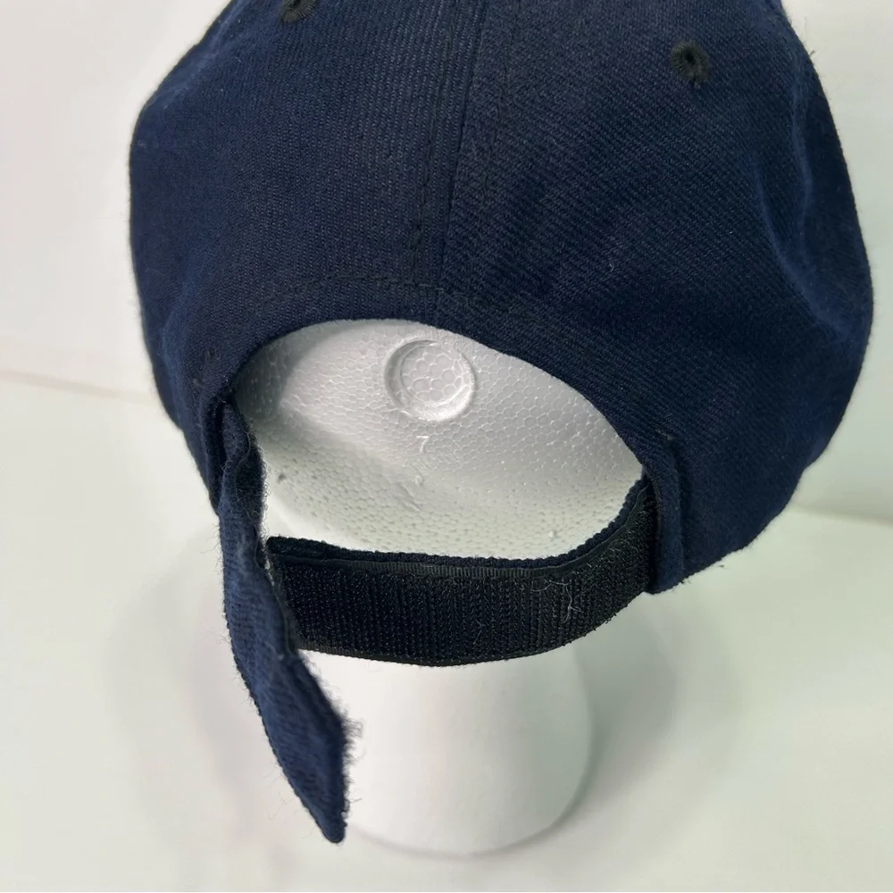 Harley Davidson Navy Orange Baseball adjustable cap hat unisex - Picture 4 of 8